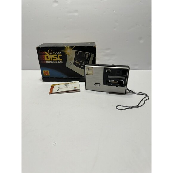 Vintage Kodak Disc 4000 Camera Outfit w/ box & Manual Untested - Picture 1 of 11